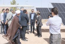 گزارش تصویری افتتاح نیروگاه خورشیدی ترکیبی